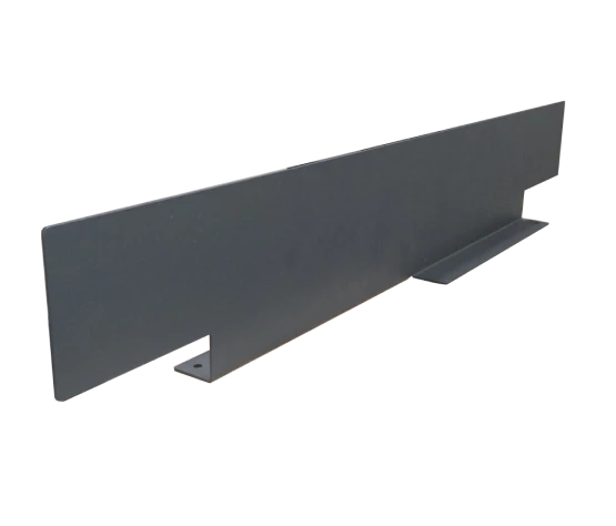 Bandeau de signaletique double face pour gondole centrale