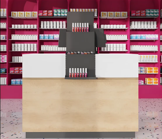 Banque d accueil pour pharmacie standardisee gamme FORM A