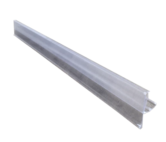 Reglette de prix transparente pour tablette de pharmacie