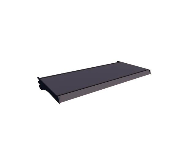 Etagere metallique standard amovible pour mobilier de pharmacie